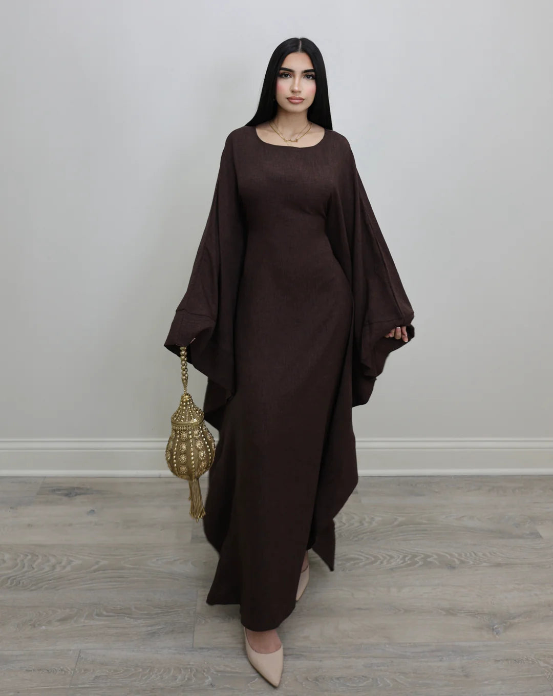 Hind Crepe Line Kaftan