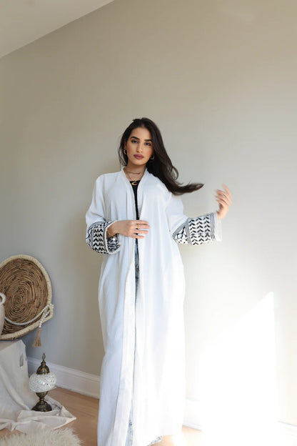 Keffiyah Embroidery Abaya