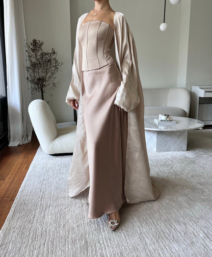 Organza Dream - Balloon Sleeve Abaya