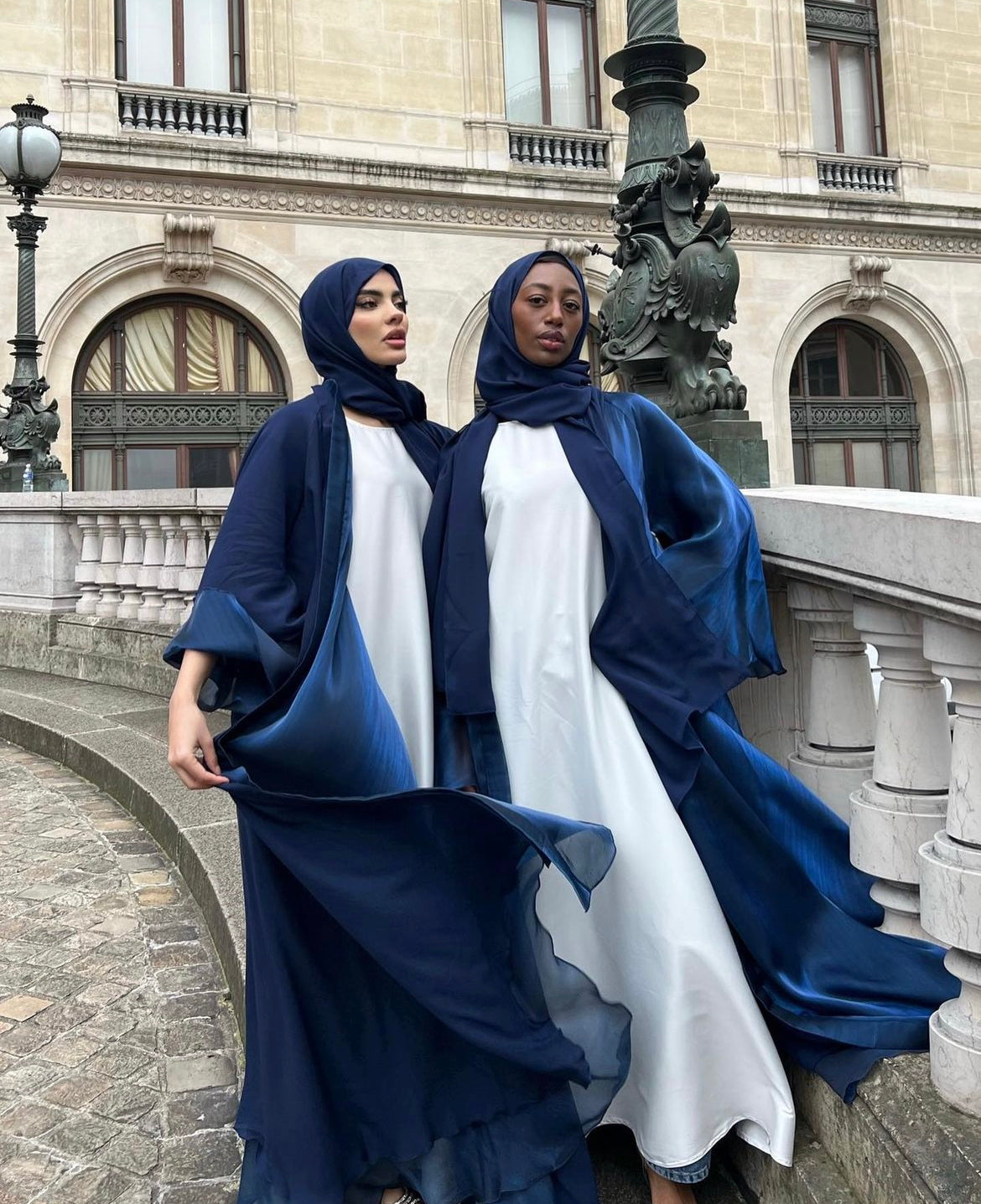 Double Trouble - Reversible Organza Chiffon Abaya