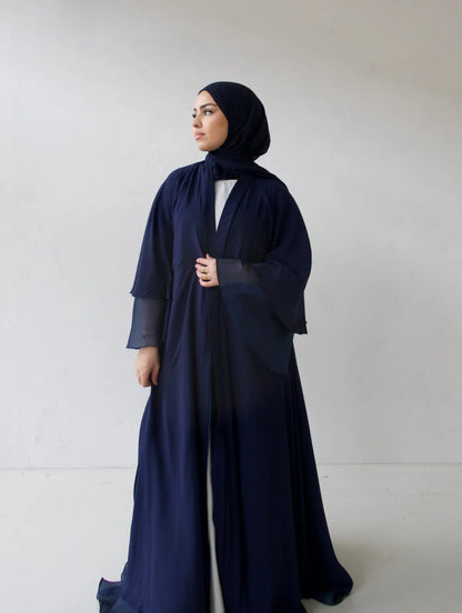 Double Trouble - Reversible Organza Chiffon Abaya