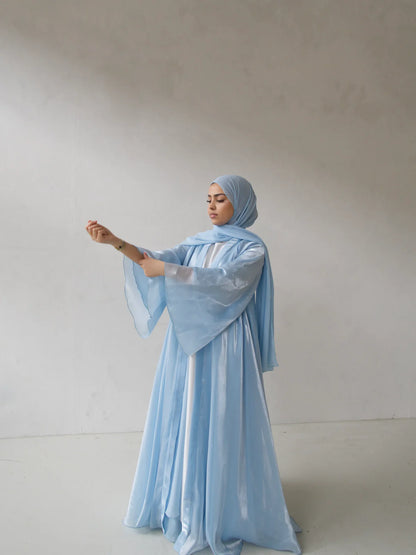 Double Trouble - Reversible Organza Chiffon Abaya