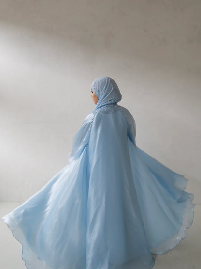 Double Trouble - Reversible Organza Chiffon Abaya