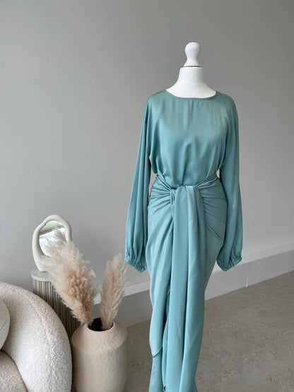 Rania Ethereal Wrap Dress Set