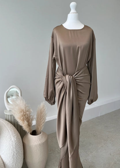 Rania Ethereal Wrap Dress Set