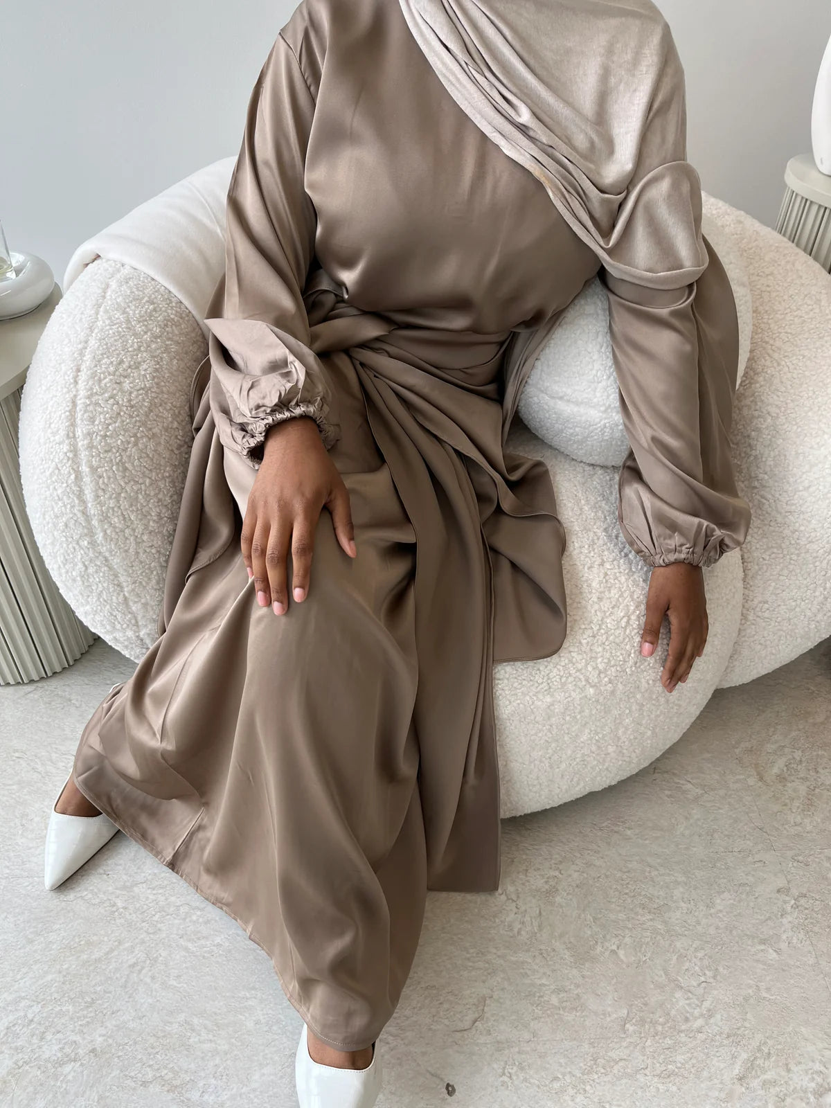 Rania Ethereal Wrap Dress Set