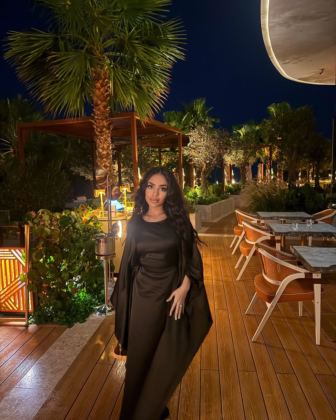 Inaya Satin Embrace Butterfly Kaftan
