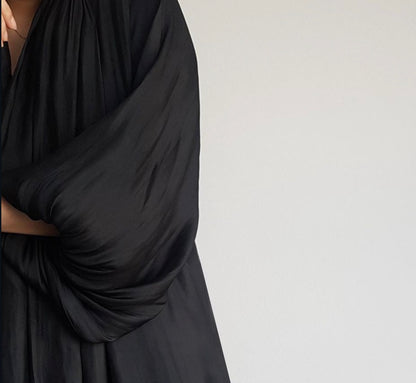 Organza Dream - Balloon Sleeve Abaya