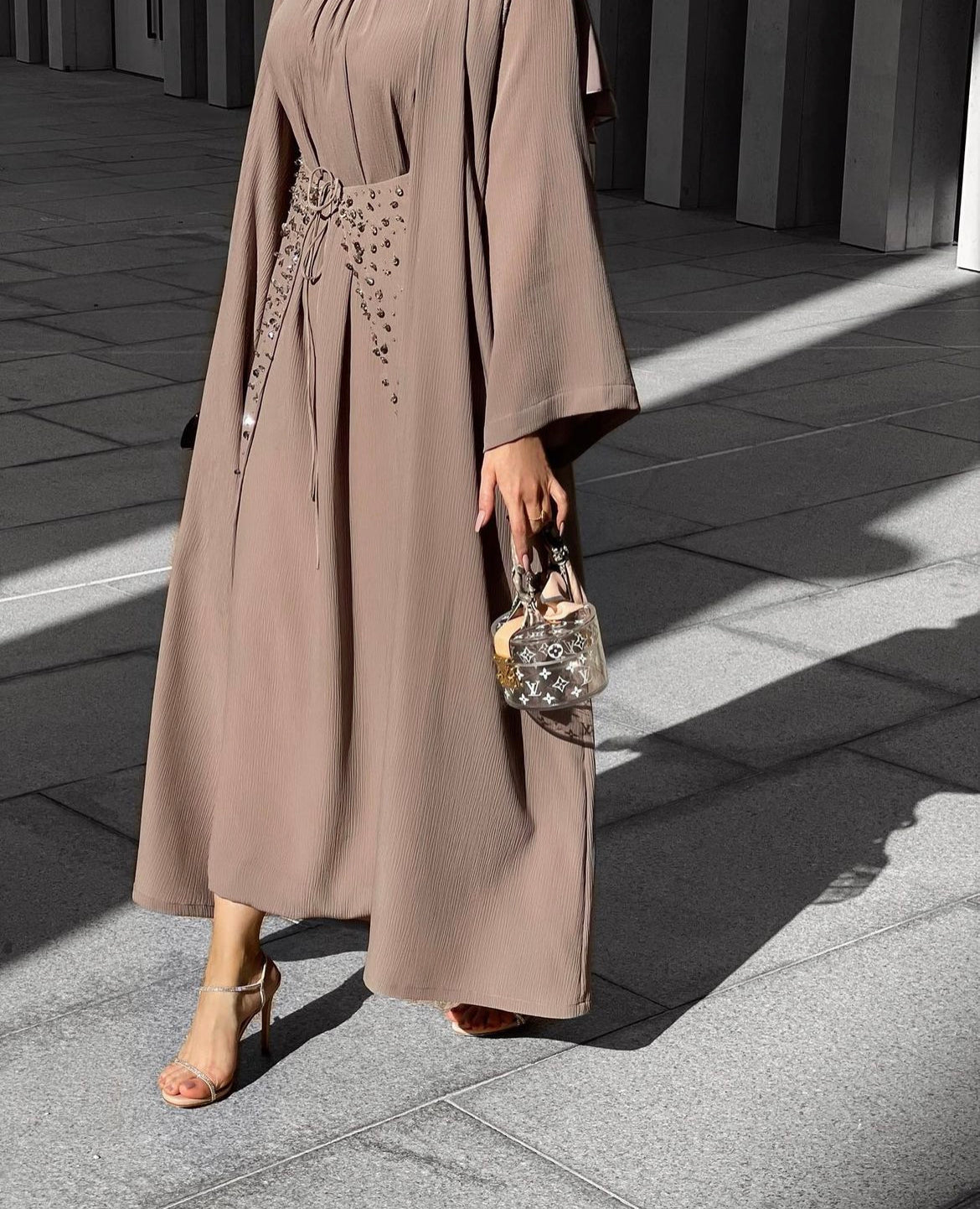 Stone Cold - Wrap Abaya Set