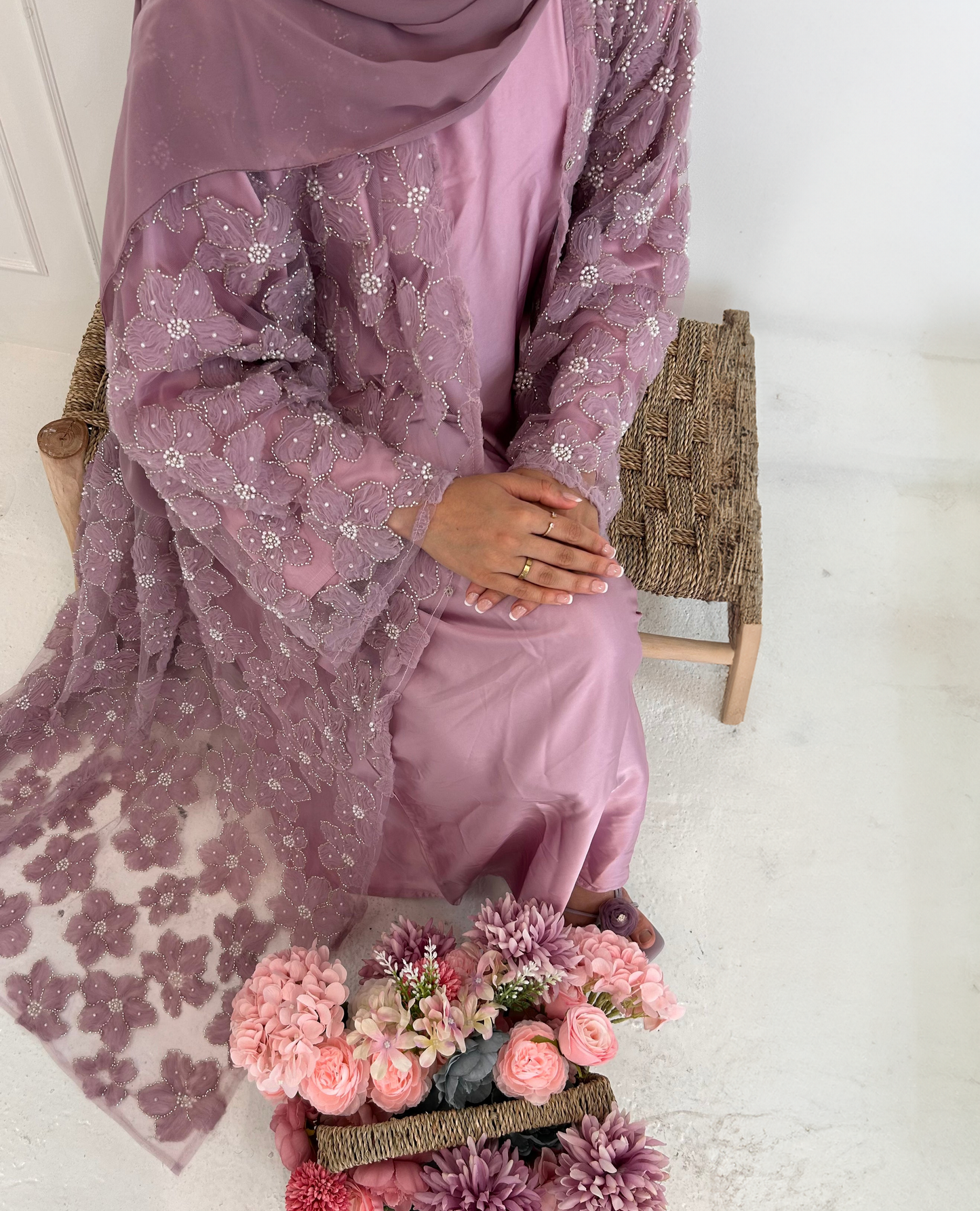Haneen Bloom Abaya Set