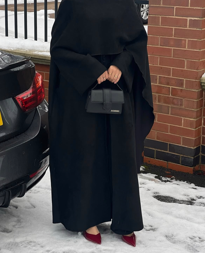 Royalty - Suede Cape Abaya