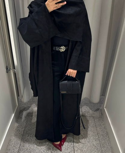 Royalty - Suede Cape Abaya