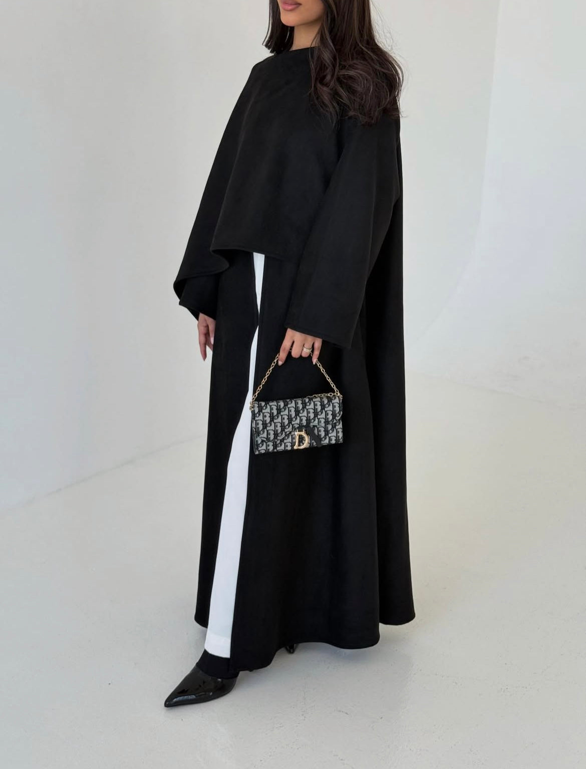 Royalty - Suede Cape Abaya