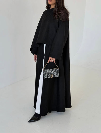 Royalty - Suede Cape Abaya