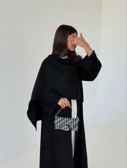 Royalty - Suede Cape Abaya