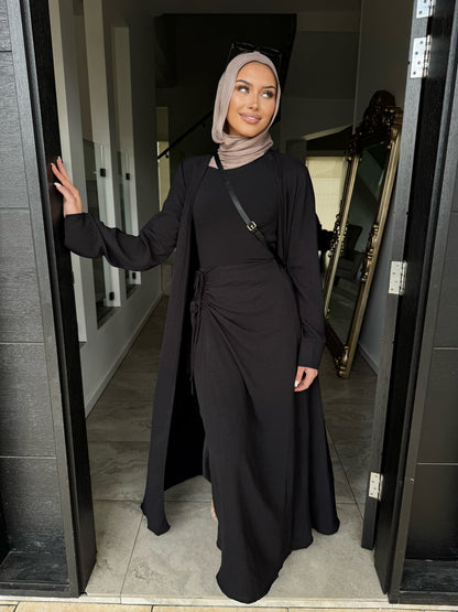 Zeenah - Abaya & Cinch Skirt Set