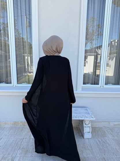 Zeenah - Abaya & Cinch Skirt Set