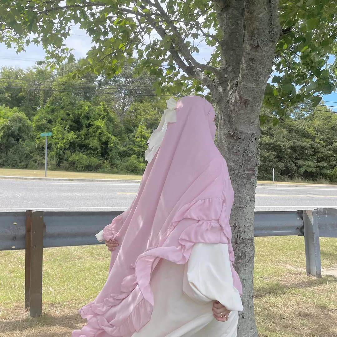 Ruffle Khimar
