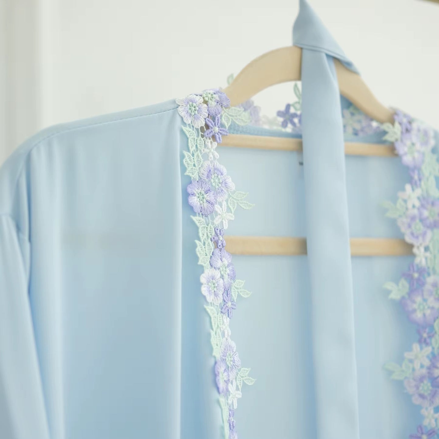 Azure Blossom Abaya