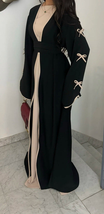 Reem - Bow Detail Abaya Set