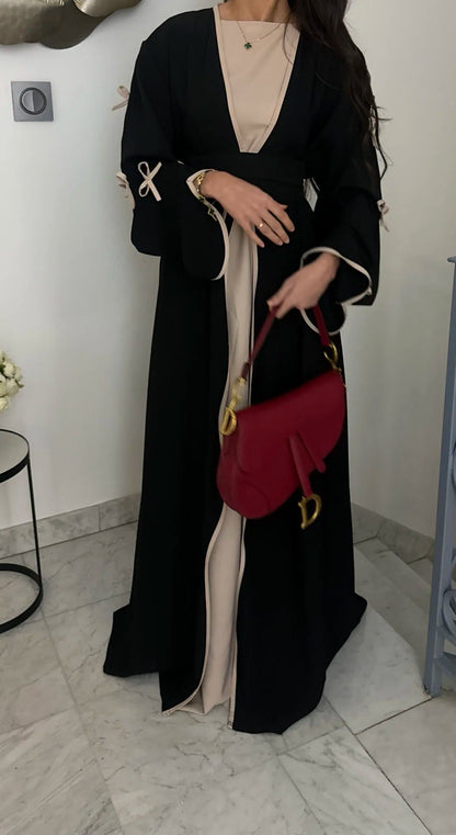Reem - Bow Detail Abaya Set
