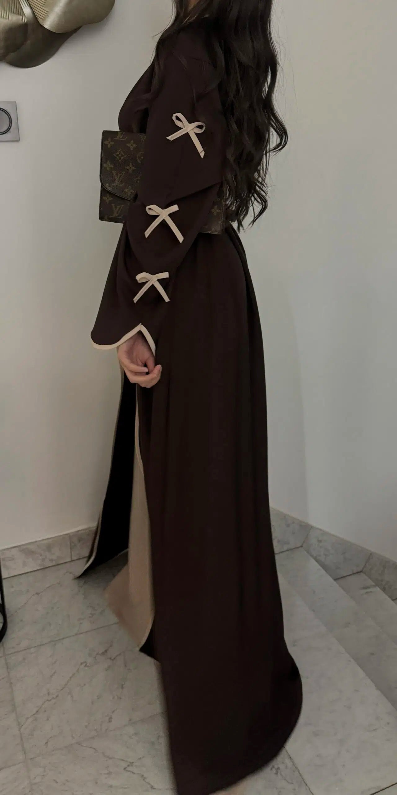 Reem - Bow Detail Abaya Set