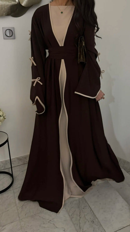 Reem - Bow Detail Abaya Set