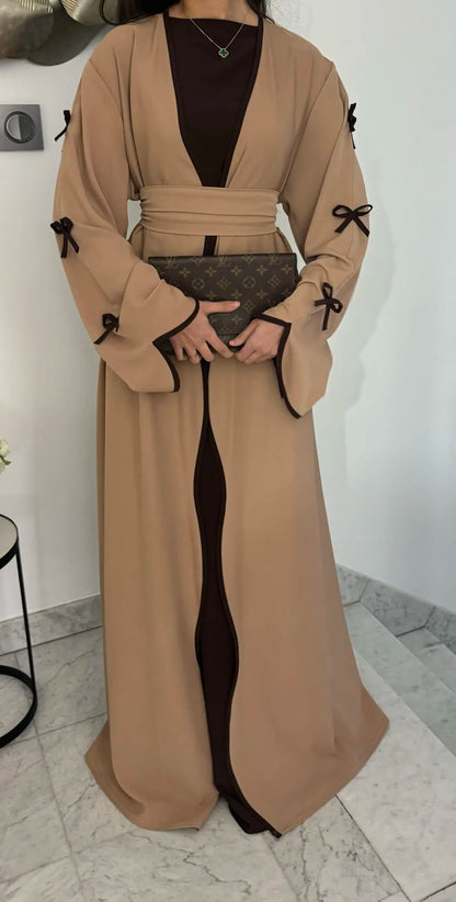 Reem - Bow Detail Abaya Set