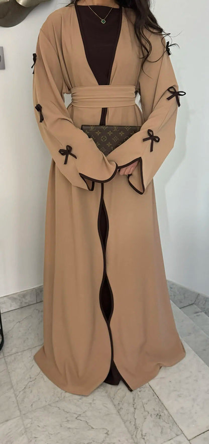 Reem - Bow Detail Abaya Set