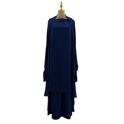 Two Piece Ruffle Sleeve Jilbab