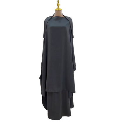 Two Piece Ruffle Sleeve Jilbab