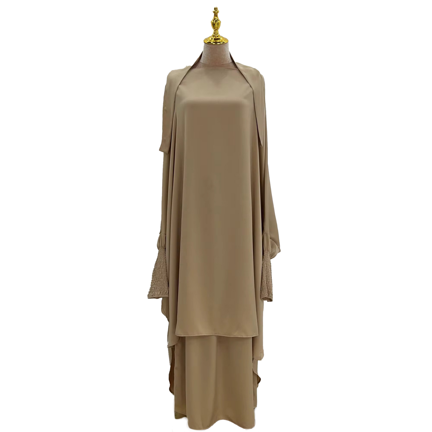 Two Piece Ruffle Sleeve Jilbab