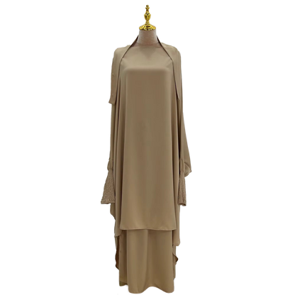 Two Piece Ruffle Sleeve Jilbab