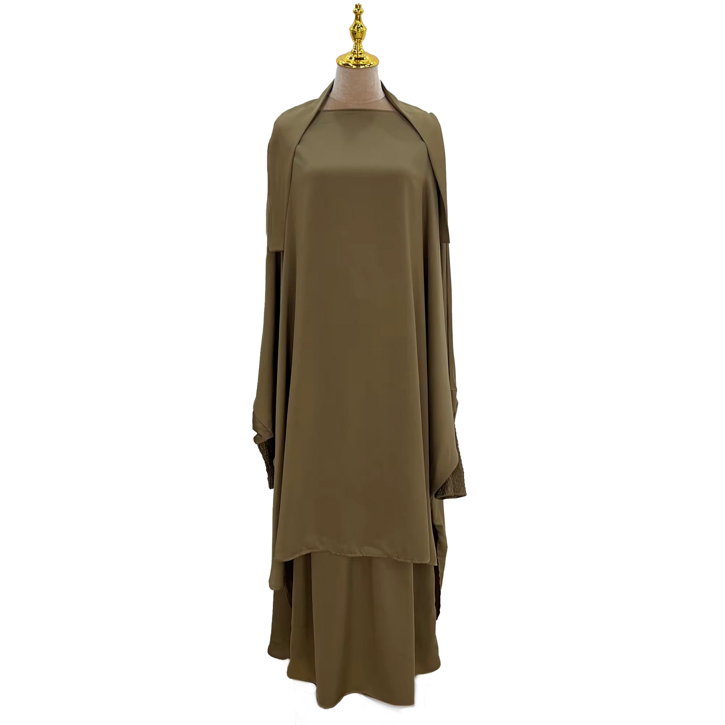 Two Piece Ruffle Sleeve Jilbab