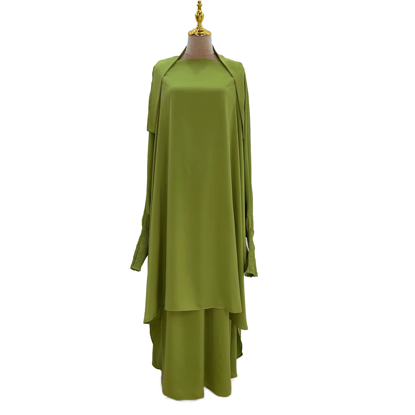 Two Piece Ruffle Sleeve Jilbab