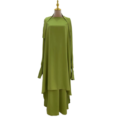 Two Piece Ruffle Sleeve Jilbab