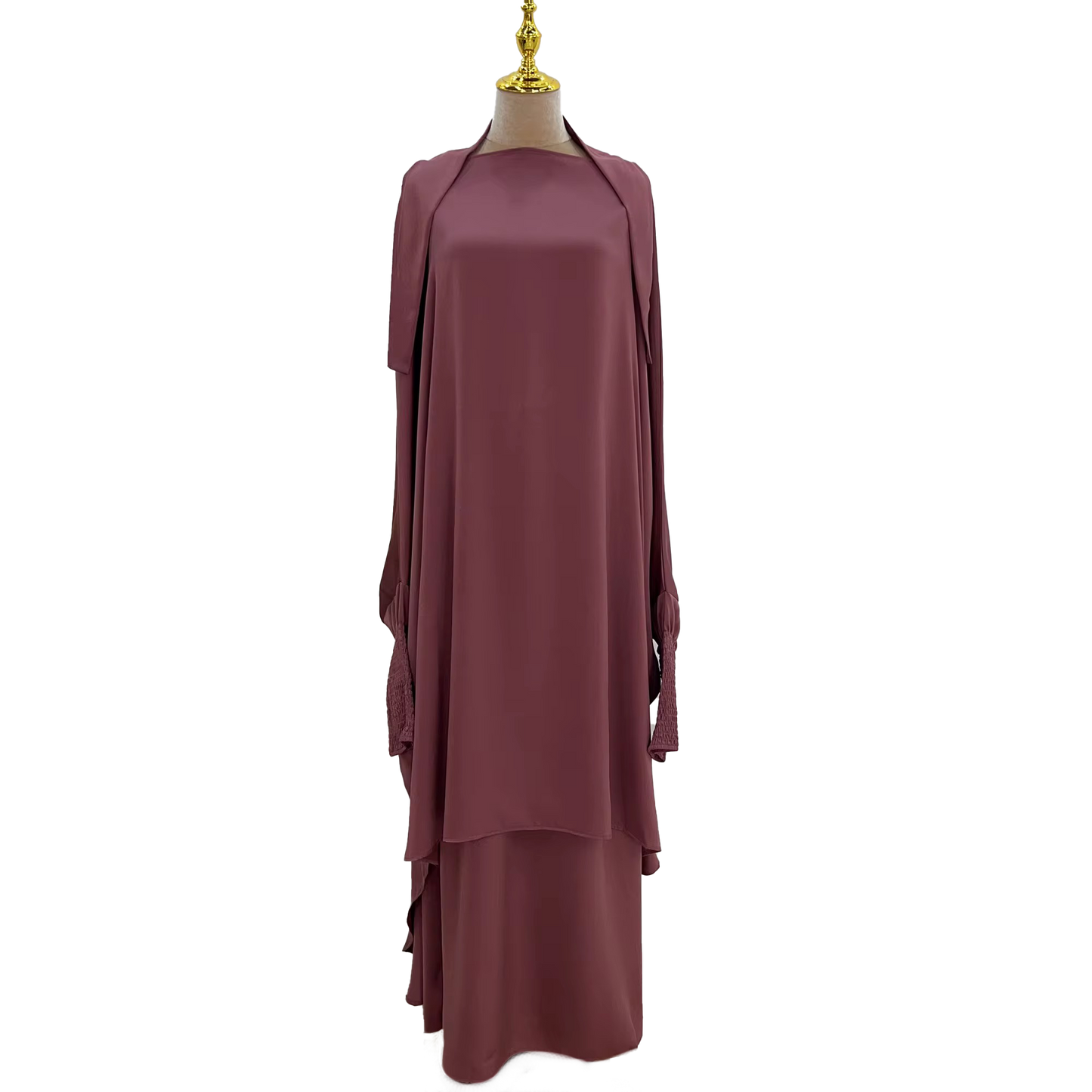 Two Piece Ruffle Sleeve Jilbab
