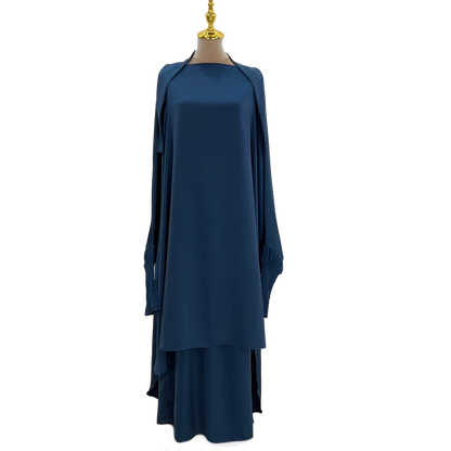 Two Piece Ruffle Sleeve Jilbab