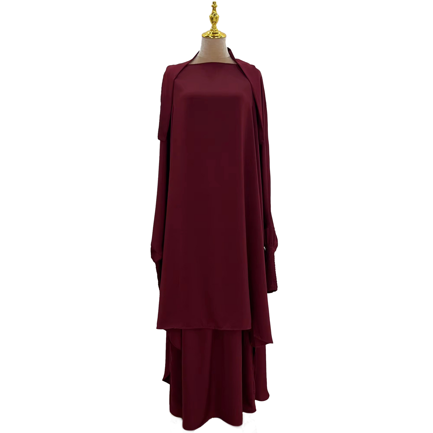 Two Piece Ruffle Sleeve Jilbab