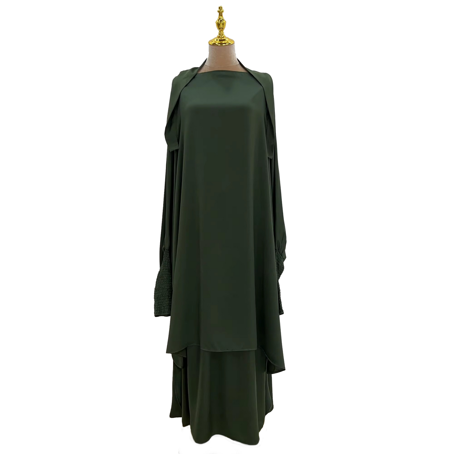 Two Piece Ruffle Sleeve Jilbab