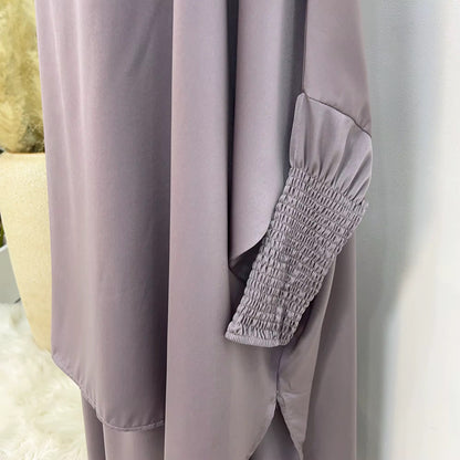 Two Piece Ruffle Sleeve Jilbab