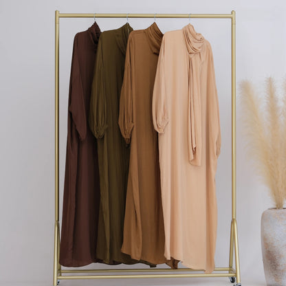 Noor Prayer Abaya With Attached Hijab