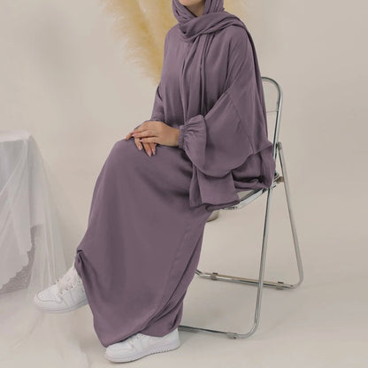 Noor Prayer Abaya With Attached Hijab