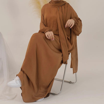 Noor Prayer Abaya With Attached Hijab