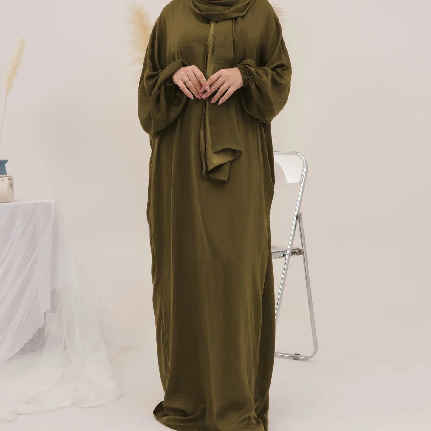 Noor Prayer Abaya With Attached Hijab