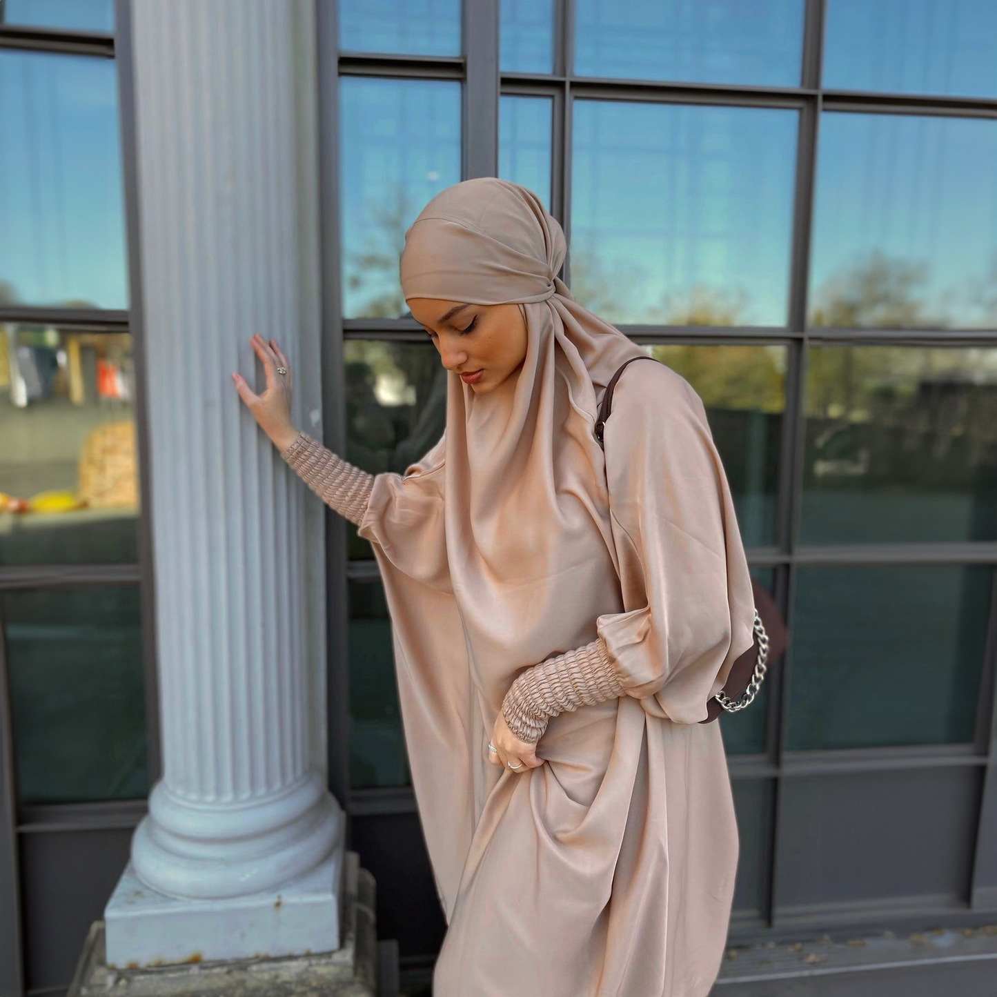 Nawal Ruffle Sleeve Jilbab