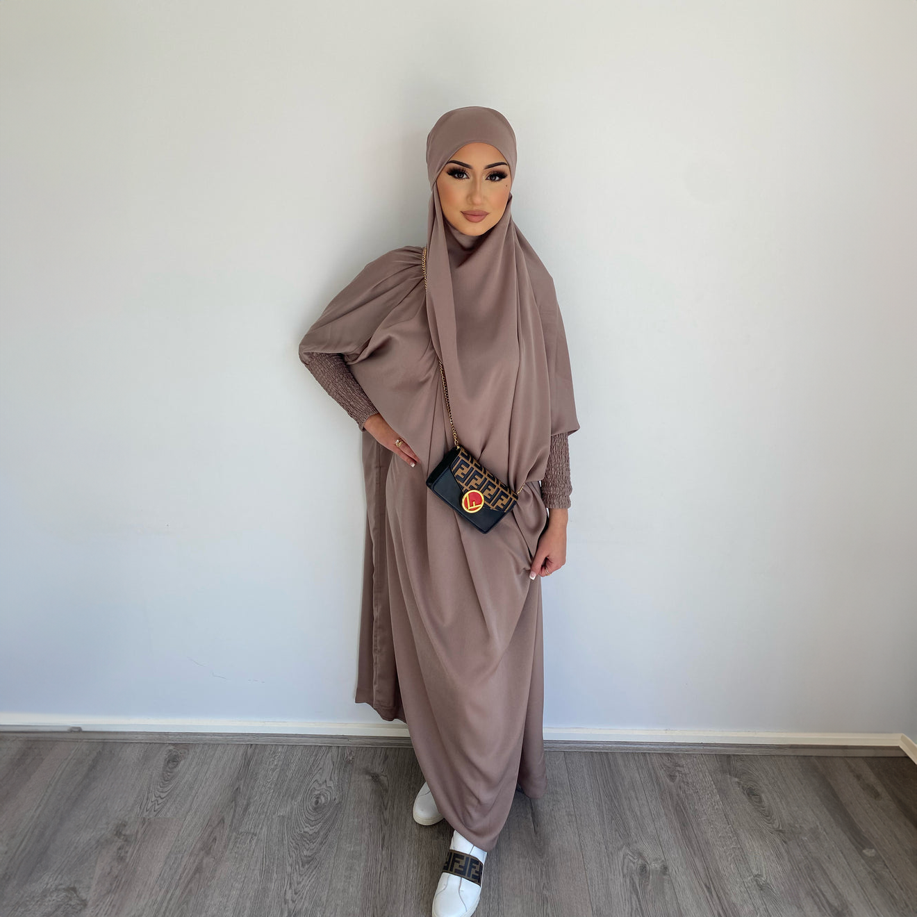 Nawal Ruffle Sleeve Jilbab