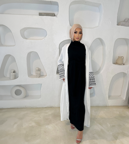 Keffiyah Embroidery Abaya