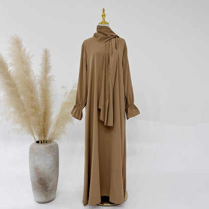 Maysoon Prayer Abaya With Attached Hijab