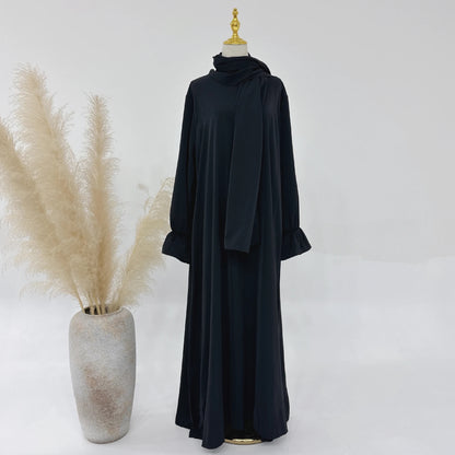 Maysoon Prayer Abaya With Attached Hijab